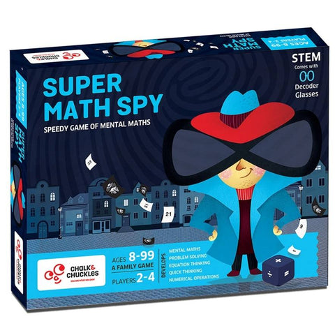 Super matematikos šnipas – greitas STEM stalo žaidimas 2–4 žaidėjams (LT)