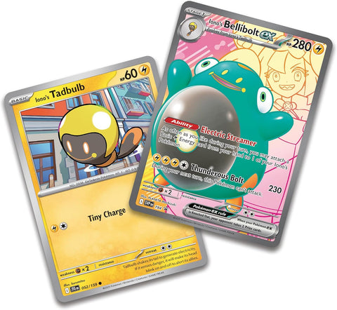 Pokémon TCG S&V Iono & Bellibolt ex Premium rinkinys 6 pakeliai (anglų k.)