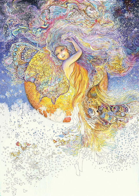 Magiška fėjų spalvinimo knyga – Josephine Wall, 96 psl., detalios iliustr.