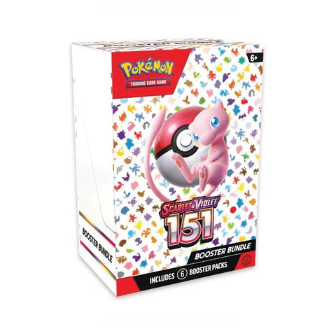 Pokemon TCG Scarlet & Violet 151 papildymo rinkinys 6 pakeliai