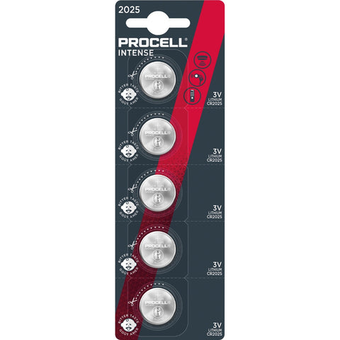 Procell Intense CR2025 3V ličio monetinės baterijos, 5 vnt.