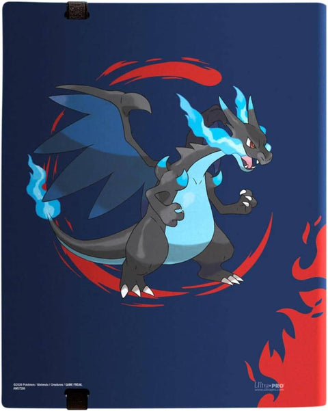Pokémon PRO-Binder albumas 9 kišenės Mega Charizard X/Y – iki 360 kortų