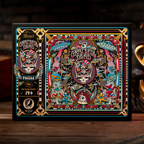 Grateful Dead psichodelinė dėlionė 1000 detalių – Theory11