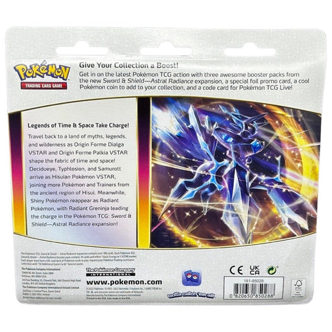 Pokémon Astral Radiance Sylveon blister rinkinys, 3 booster pakeliai