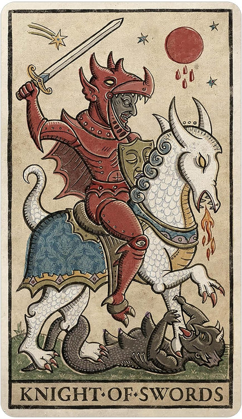 Trionfi Della Luna Taro kortos – 78 kortų kaladė su knygele
