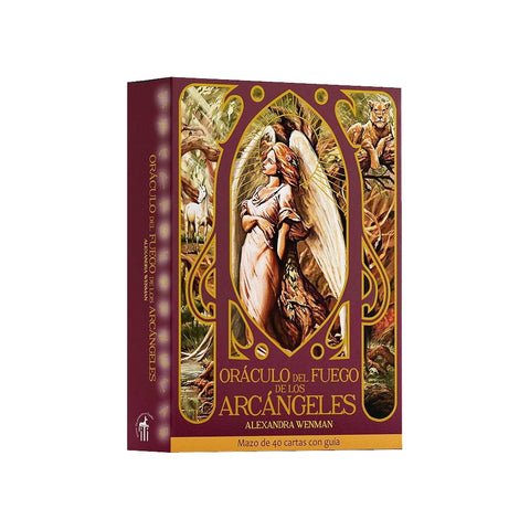 Arkangelų ugnies orakulo kortos, ispanų k., su vadovu – Inner Traditions