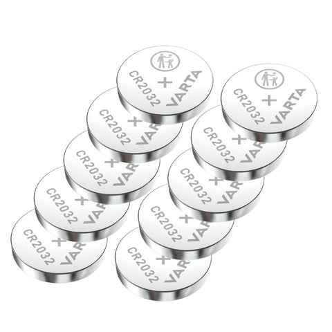Varta CR2032 3V ličio monetinės baterijos, rinkinys 10 vnt.