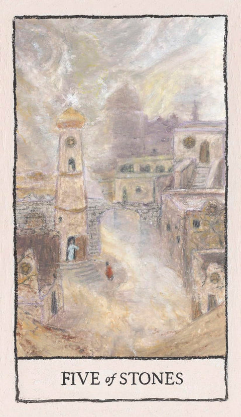 Mindscapes Tarot kortos (80) – Hay House taro kaladė, aliejinės pastelės