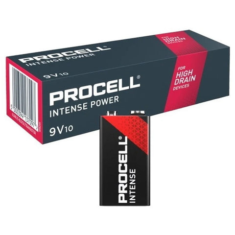 Procell Intense 9V pramoninės šarminės baterijos 10 vnt.