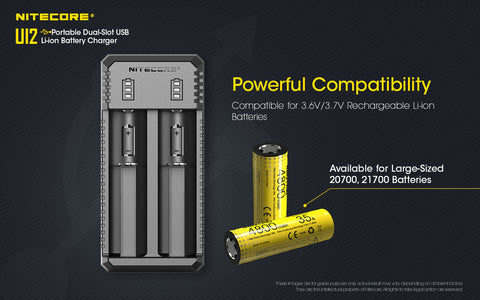 Nitecore UI2 USB dviejų lizdų Li-ion akumuliatorių įkroviklis