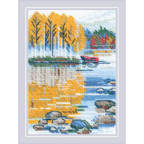 By the Lake. Siuvinėjimo rinkinys iš RIOLIS Nr.: 2328