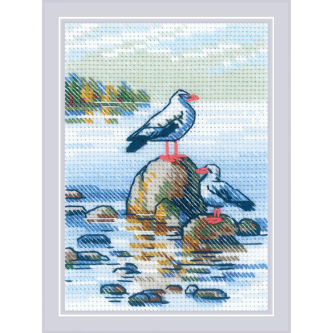 By the Lake. Siuvinėjimo rinkinys iš RIOLIS Nr.: 2328