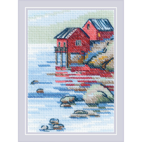 By the Lake. Siuvinėjimo rinkinys iš RIOLIS Nr.: 2328