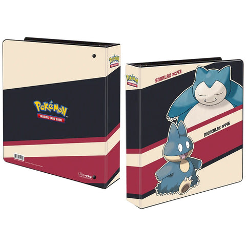 Snorlax & Munchlax Pokémon segtuvas 2'' su 3 žiedais kolekcionieriams