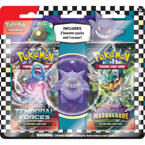 Pokémon TCG Scarlet & Violet Gengar trintuko booster rinkinys vaikams