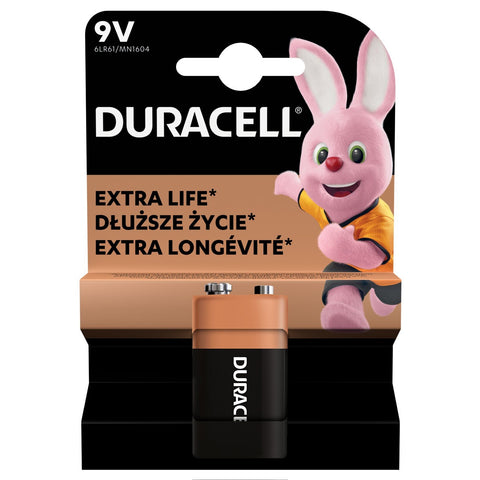 Duracell 9V šarminė baterija dūmų detektoriams ir pultams