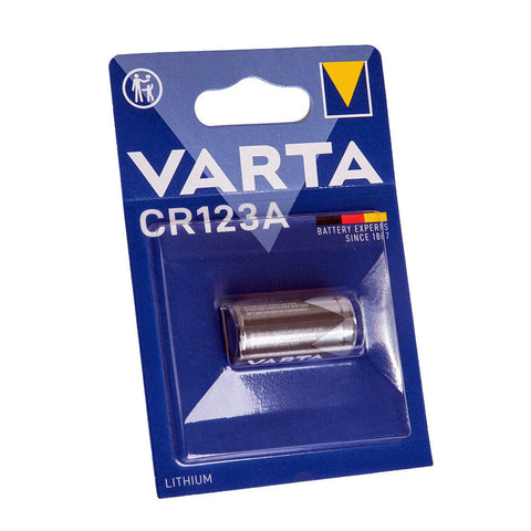 Varta CR123A 3V ličio baterija fotoaparatams ir žibintuvėliams