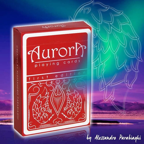 Aurora prabangios žaidimo kortos – sidabro folija, pokeriui ir triukams