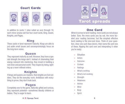 Spoopy Tarot kortos – kawaii žaviai baisios, 78 kortos + angliškas vadovas