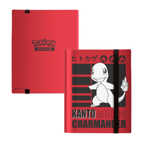 Ultra PRO Pokémon Charmander albumas kortoms, 9 kišenių, iki 360 kortų