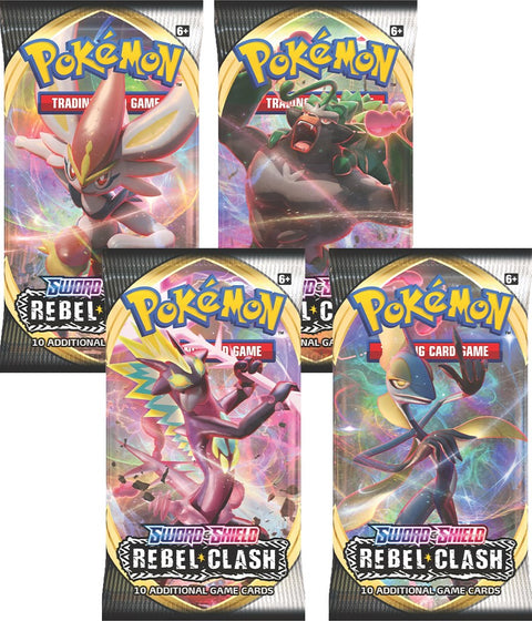 Pokémon TCG Sword & Shield: Rebel Clash papildymo pakelis (10 kortų, EN) 1 vnt.