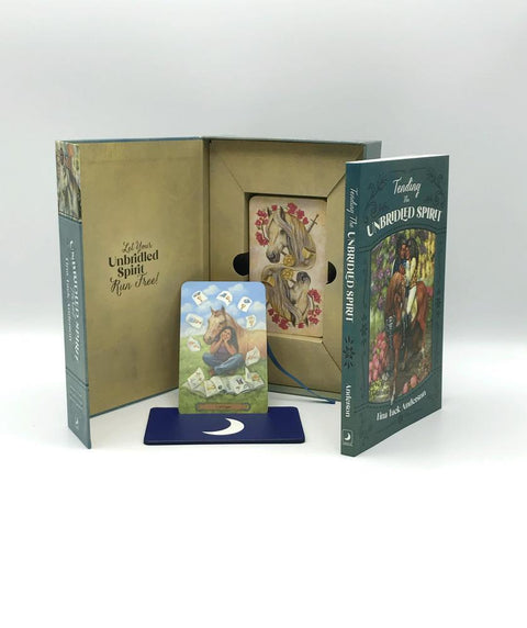 Unbridled Spirit Taro kortos žirgų mylėtojams: 78 kortos, vadovas – Llewellyn