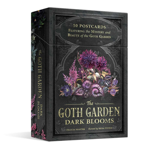 The Goth Garden: Dark Blooms – 50 gotikinių botaninių atvirukų rinkinys