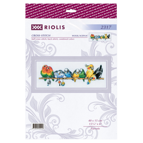 Parrots Cross. Siuvinėjimo rinkinys iš RIOLIS Nr.: 2317