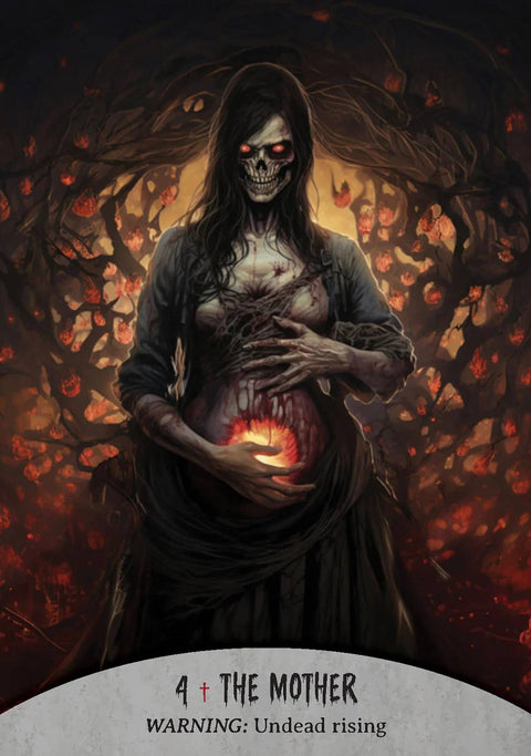 Zombių orakulo kortos su knygele – Oracle of the Undead