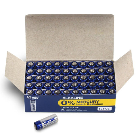 Vinnic 23A 12V šarminė baterija nuotolinio valdymo pultams