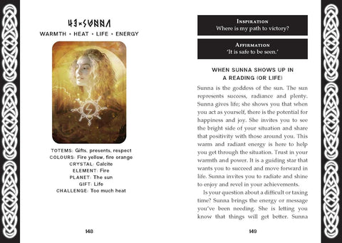 Runic Oracle runų orakulo kortos pranašavimui – Rockpool Publishing