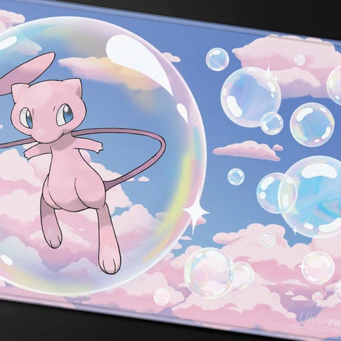 Pokémon Mew žaidimo kilimėlis su folijos efektu 61×34 cm, Ultra Pro
