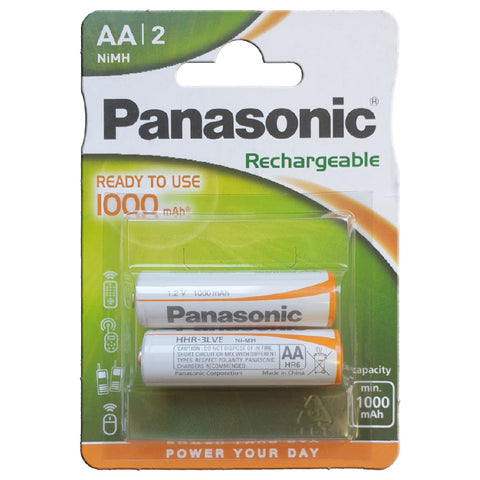 Panasonic AA įkraunamos baterijos 1000 mAh Ready to Use, 2 vnt