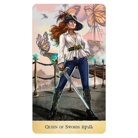 Stardust Wanderer Tarot – kosminė taro kaladė auksiniais kraštais, 78 kortos