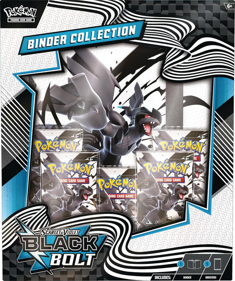 Pokémon TCG Scarlet & Violet Black Bolt segtuvas + 5 pakeliai (EN)