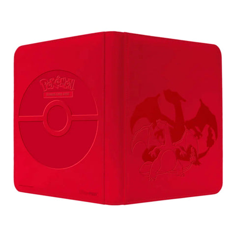 Pokémon Charizard kortelių albumas PRO-Binder 9 kišenių su užtrauktuku