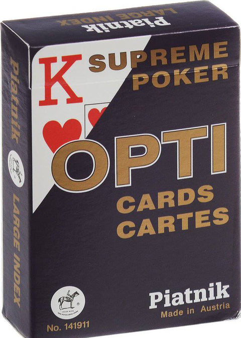 Piatnik Opti Supreme pokerio kortos Jumbo, profesionali kaladė