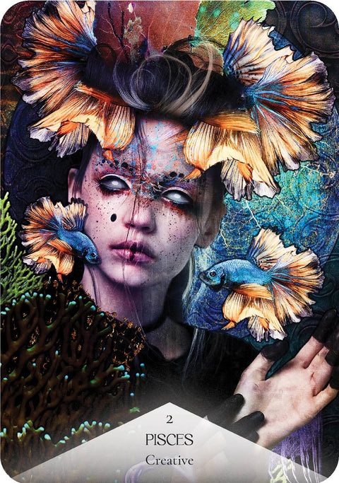 Cosmic Zodiac astrologinės orakulo kortos - 36 kortų kaladė