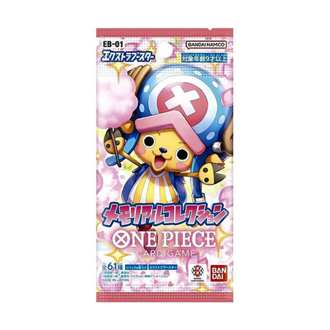 One Piece Memorial Collection Booster – 12 kortų papildymo pakelis