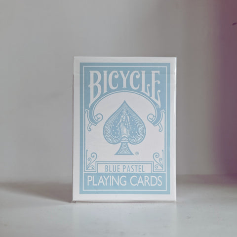 Bicycle Pastel žaidimo kortų kaladė – pastelinė mėlyna, Air-Cushion apdaila