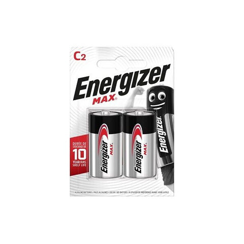 Energizer MAX C (LR14) šarminės baterijos, 2 vnt.