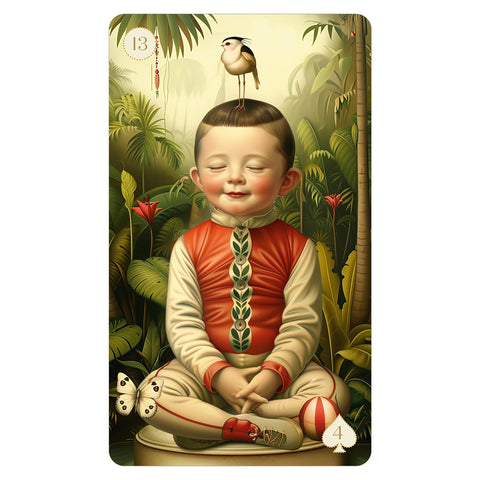 Christephania Lenormand kaladė sidabriniais kraštais, 38 kortos