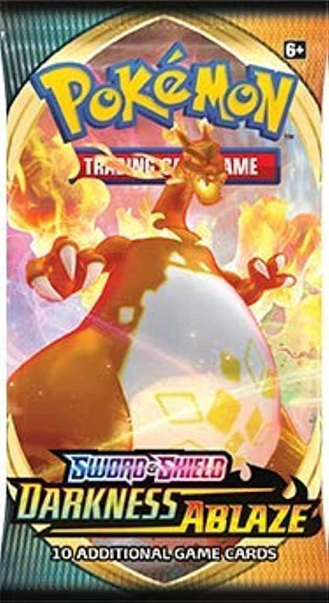 Pokémon TCG Sword & Shield: Darkness Ablaze boosteris (10 kortų)