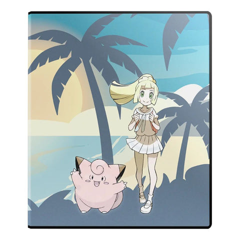 Pokémon Lillie ir Clefairy 9 kišenių kortų albumas Ultra PRO