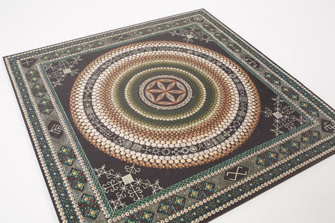 Medinė mandalos dėlionė „Baltų saulė“, 360 detalių