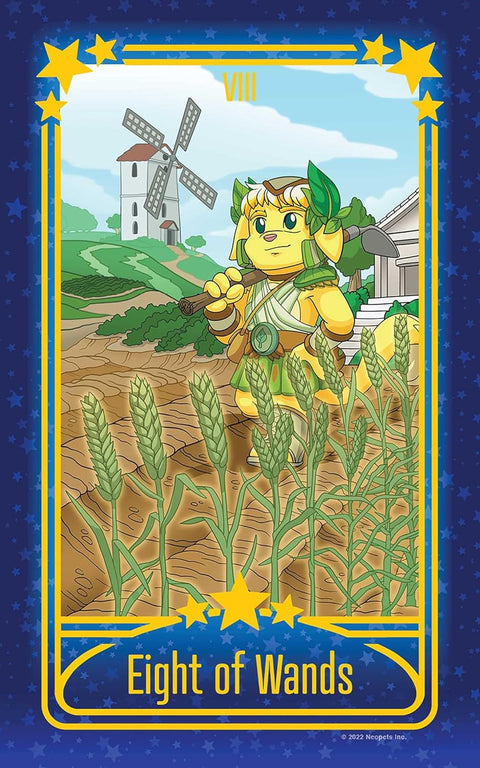 Neopets Faerieland taro kaladė – 78 kortų + iliustruotas gidas