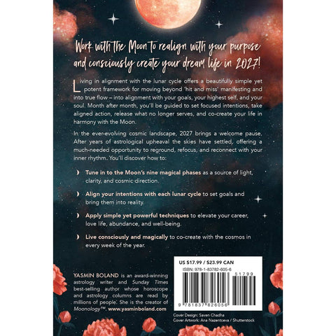 Moonology Diary 2027 – Mėnulio ciklų užrašinė ir planuoklis