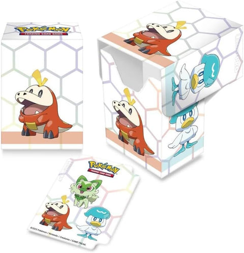 Pokémon Paldea starterių rinkinys – kilimėlis, įmautės, Deck Box | Ultra PRO