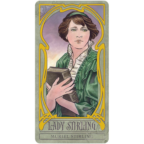 Lady Stirling’s Wicked Garden orakulo kortos ir knyga – 32 kortų rinkinys