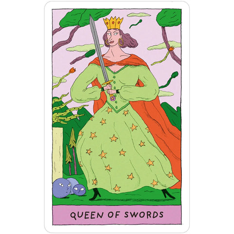 Whimsical Witch Tarot kortos vaikams ir suaugusiems metalinėje dėžutėje